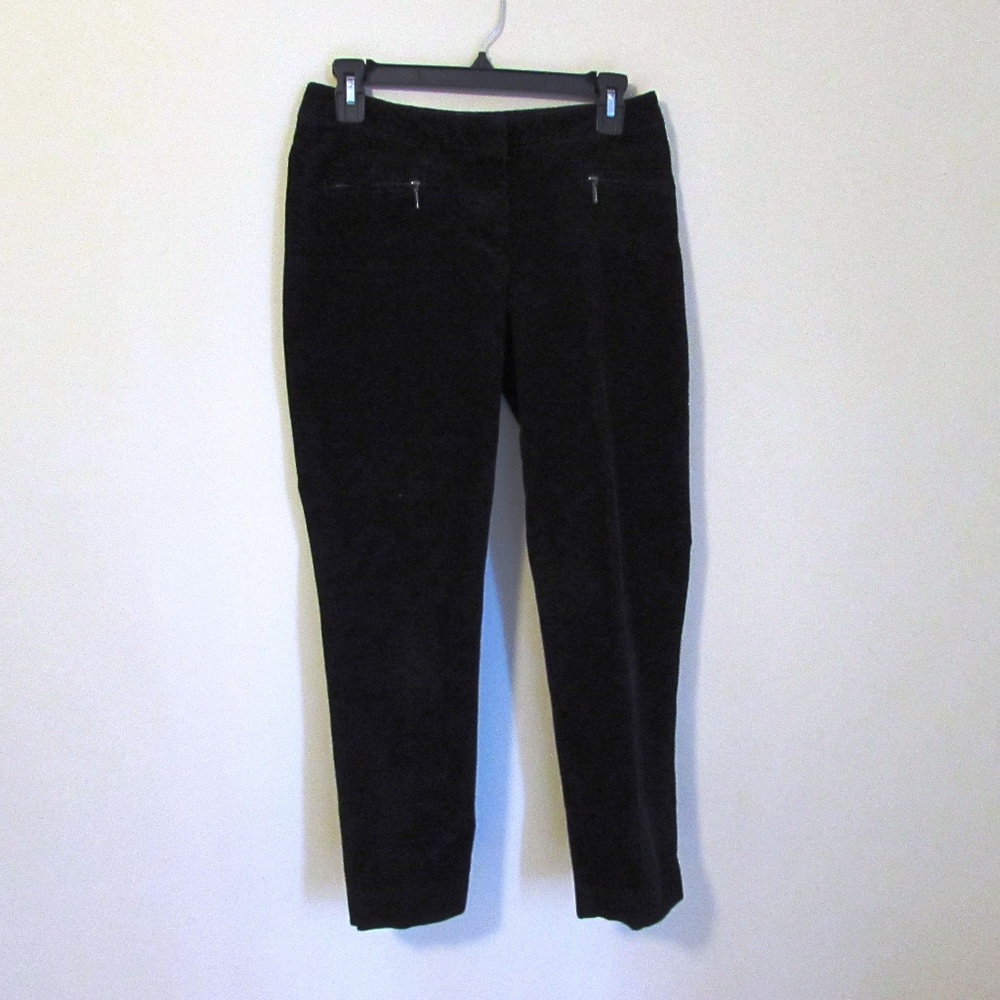 Talbots Black Corduroy Jeans sz 4P NWOT